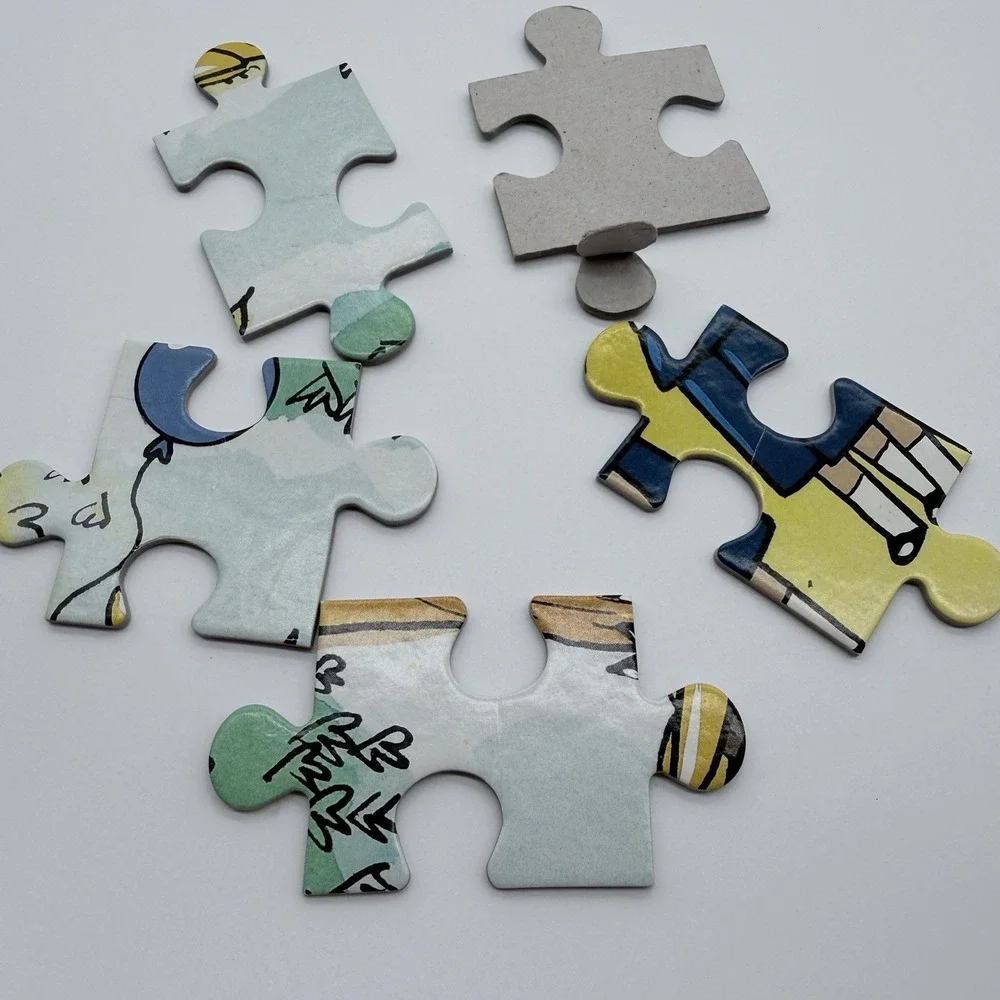 Vintage Complete 1996 Mudpuppy Press Madeline 70 Piece Jigsaw Puzzle Multicolor